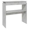 vidaXL konsolbord 80x30x80 cm konstrueret tr&aelig; betongr&aring;