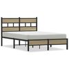 vidaXL sengeramme 120x200 cm uden madras konstrueret tr&aelig; sonoma-eg