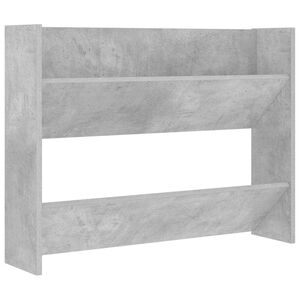 vidaXL v&aelig;gh&aelig;ngt skoskab 80x18x60 cm konstrueret tr&aelig; betongr&aring;