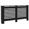 vidaXL radiatorskjuler 152x19x81,5 cm MDF sort