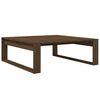vidaXL sofabord 100x100x35 cm konstrueret tr&aelig; brun egetr&aelig;sfarve