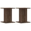 vidaXL h&oslash;jtalerstativer 2 stk. 30x30x40 cm konstrueret tr&aelig; brun egetr&aelig;
