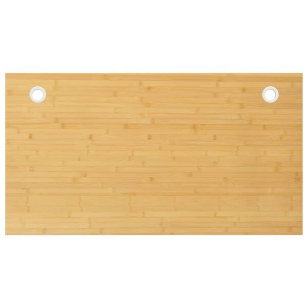vidaXL bordplade til skrivebord 100x60x1,5 cm bambus