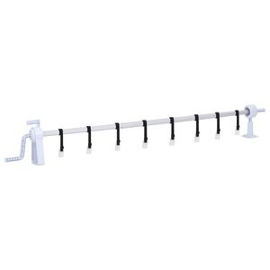 vidaXL opruller til poolovertr&aelig;k med plastikfod