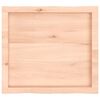 vidaXL bordplade 60x50x(2-4)cm naturlig kant ubehandlet massivt tr&aelig;