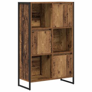 vidaXL Bogskab Gammelt tr&aelig; 68 x 30 x 108.5 cm Konstrueret tr&aelig;