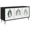vidaXL TV-skab HANAU 102 x 33 x 51 cm Sort eg Konstrueret tr&aelig;