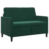 vidaXL Sofa med opbevaring M&oslash;rkegr&oslash;n 122 x 78 x 87 cm Polyester