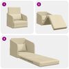 vidaXL Sovesofa 60cm Creme Stof