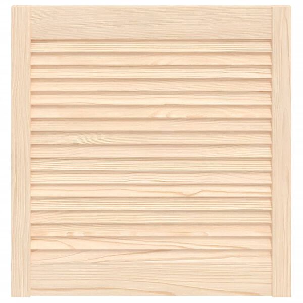 vidaXL skabslåge 61,5x59,4 cm lameldesign massivt fyrretræ