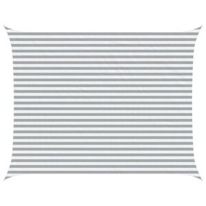 vidaXL Solskygge sejl Lys Gr&aring; og Hvid 4,5 x 3,5 m