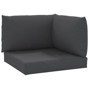 vidaXL pallehynder 3 stk. oxfordstof sort