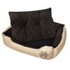 vidaXL varm hundeseng med pude XL