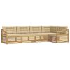 vidaXL Udend&oslash;rs sofagruppe 5 stk. Hvid og Beige Polyester