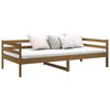 vidaXL daybed 90x190 cm massivt fyrretr&aelig; gyldenbrun