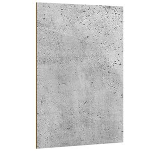 vidaXL Dekor Panels 12 stk. Betongr&aring; 15 x 21 x 0,27 cm Konstrueret tr&aelig;