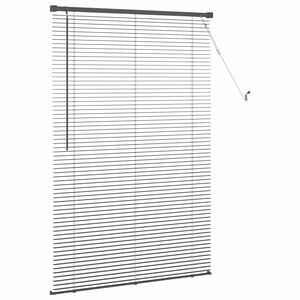 vidaXL Persienner Indstillelig Sort 150 x 90 cm PVC