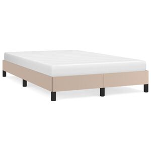 vidaXL sengeramme uden madras 120x190 cm cappuccino farvet