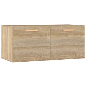 vidaXL v&aelig;gskab 80x35x36,5 cm konstrueret tr&aelig; sonoma-eg
