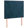 vidaXL sengegavl m&oslash;rkebl&aring; 100x5x118/128 cm fl&oslash;jl
