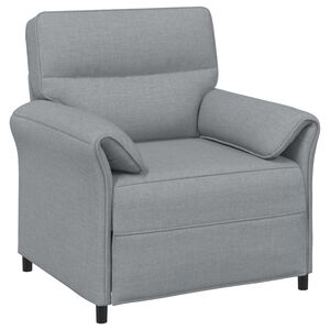 vidaXL 1-personers sofa Lysegr&aring; 88 x 83 x 95 cm Stof