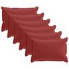 vidaXL Pudebetr&aelig;k 6 stk. HOUTEN Vinr&oslash;d 50 x 80 cm Polyester