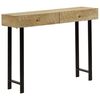 vidaXL konsolbord massivt mangotr&aelig; 102 x 30 x 79 cm