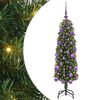 vidaXL Kunstigt juletr&aelig; Gr&oslash;n 120 cm PVC og St&aring;l og Plastik