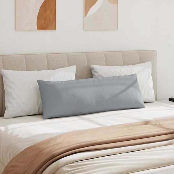 vidaXL Sofapuder 2 pcs Lysegrå 120 x 40 cm Stof