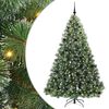 vidaXL Kunstigt juletr&aelig; med 300 LED'er Gr&oslash;n 210 cm PE og PVC