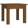 vidaXL sofabord 35x35x30 cm massivt fyrretr&aelig; gyldenbrun