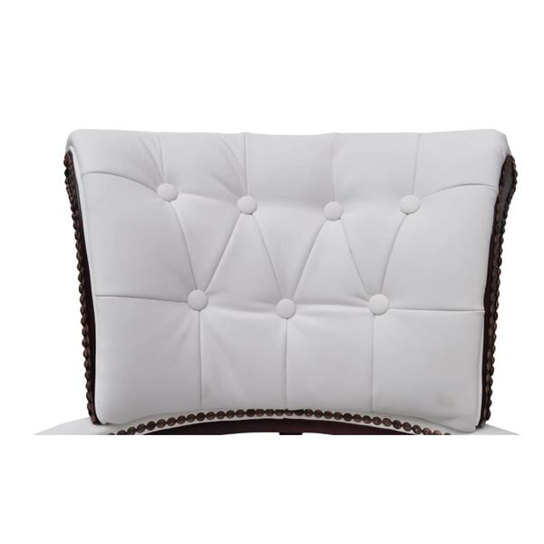 vidaXL drejelig kontorstol hvid