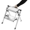 Hailo trappestige med 2 trin Mini Comfort 45 cm aluminium 4310-100