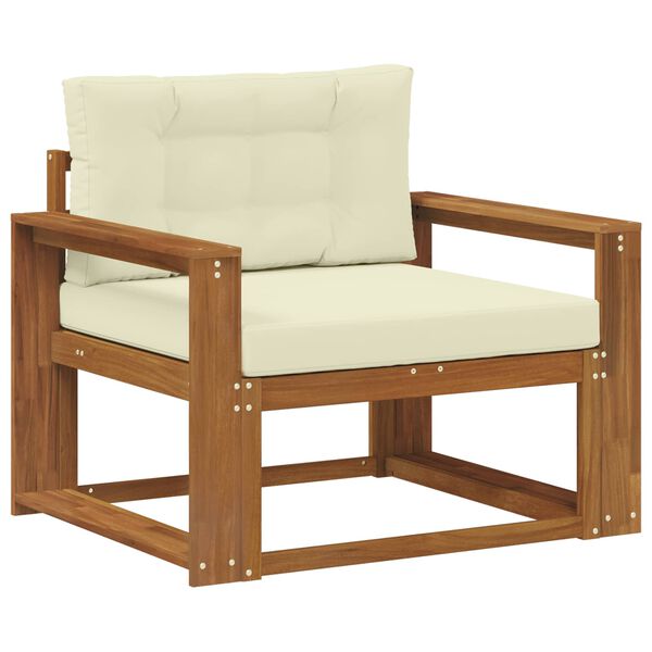 vidaXL Udend&oslash;rs Mellem Sofa Massivt Akacietr&aelig; Naturfarvet