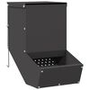 vidaXL Kaninfeeder Sort 17,5 x 26 x 28,5 cm 1,5 kg Koldvalset St&aring;l