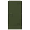 vidaXL skænk 34,5x39x73 cm stål olivengrøn