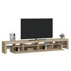 vidaXL tv-skab med LED-lys 260x36,5x40 cm sonoma-eg