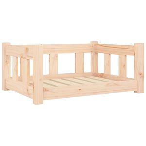 vidaXL hundeseng 65,5x50,5x28 cm massivt fyrretr&aelig;