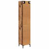 vidaXL Highboard Gammelt tr&aelig; 34,5 x 34 x 180 cm Konstrueret tr&aelig;