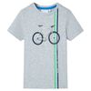 vidaXL Kort&aelig;rmet T-shirt til b&oslash;rn str. 140 gr&aring;