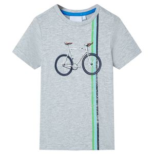 vidaXL Kort&aelig;rmet T-shirt til b&oslash;rn str. 140 gr&aring;