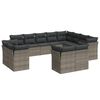 vidaXL sofas&aelig;t til haven 12 dele med hynder polyrattan gr&aring;