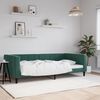 vidaXL daybed 100x200 cm velour m&oslash;rkegr&oslash;n