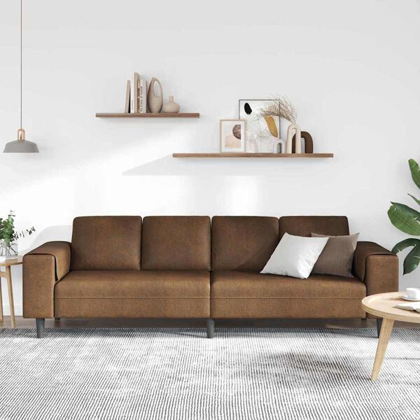 vidaXL Stue Sofa Brun 250 x 77 x 76 cm