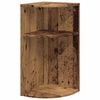 vidaXL Endebord Gammelt tr&aelig; 29,6 x 29,6 x 60 cm Konstrueret tr&aelig;