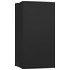 vidaXL tv-skabe 4 stk. 30,5x30x60 cm konstrueret træ sort