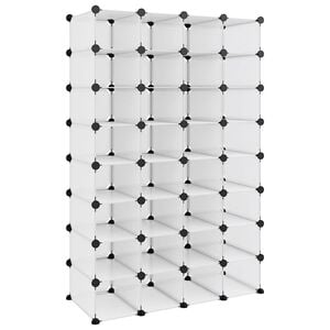 vidaXL skoreol 93x36,5x140 cm PP transparent