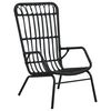 vidaXL havestol polyrattan sort