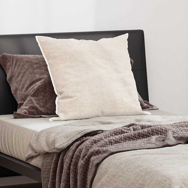 vidaXL Hovedpude med pude Hvid 60 x 70 cm Bomuld