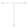 vidaXL fritst&aring;ende markise 400x300 cm automatisk betjening orange/brun